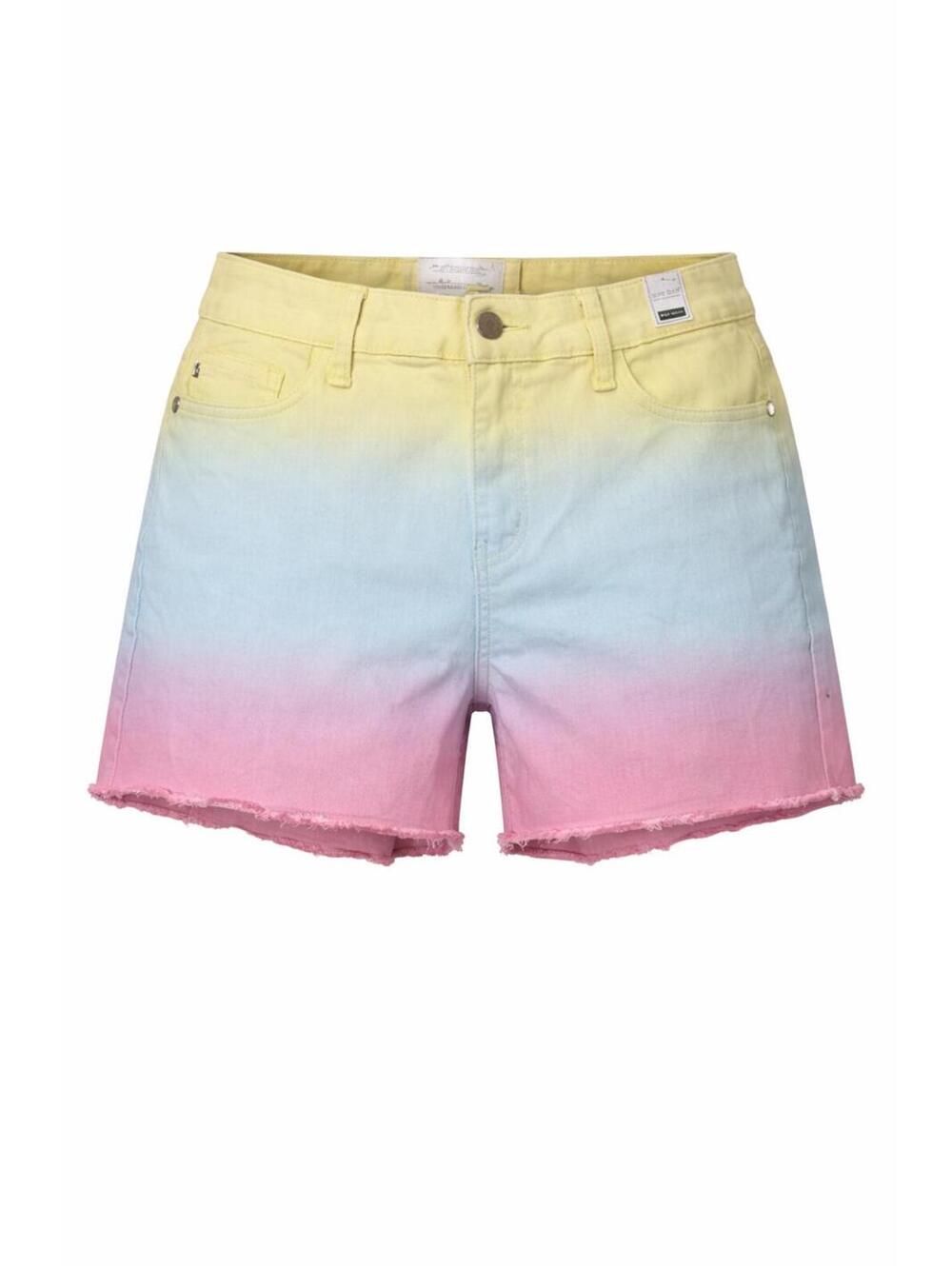 Judy Blue Pastel Tie Dye Ombre Denim Shorts L NWT